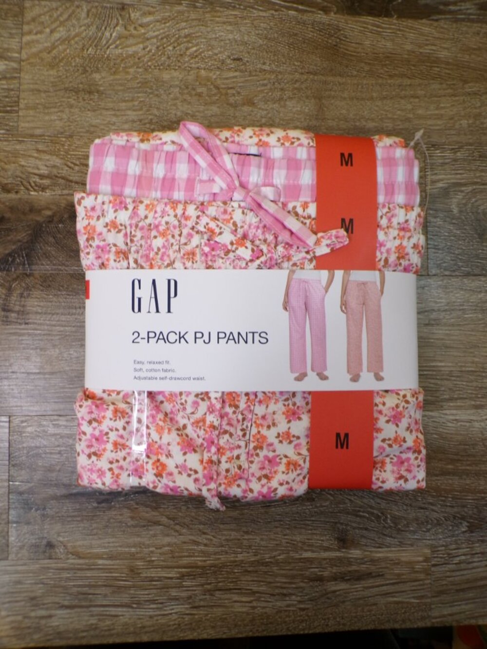 Gap NWT Women's Cotton PJ Pant, 2-Pack - Pink Pack - Size: Medium